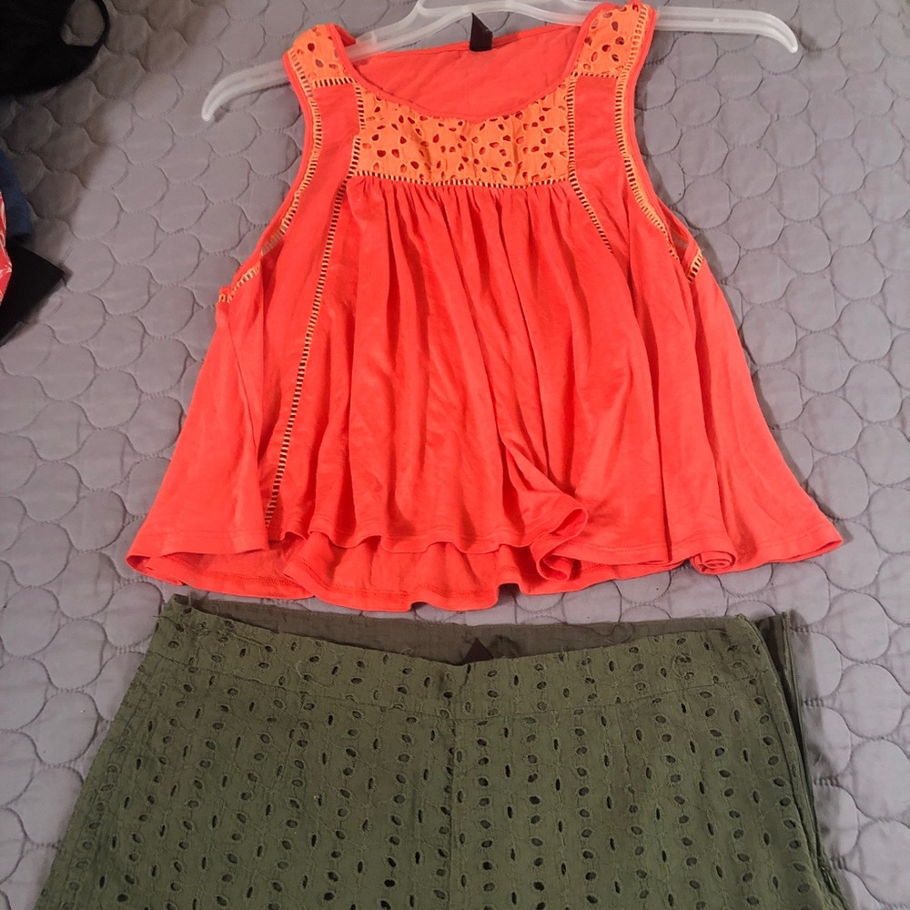 -Beach cover up - Top and shorts
